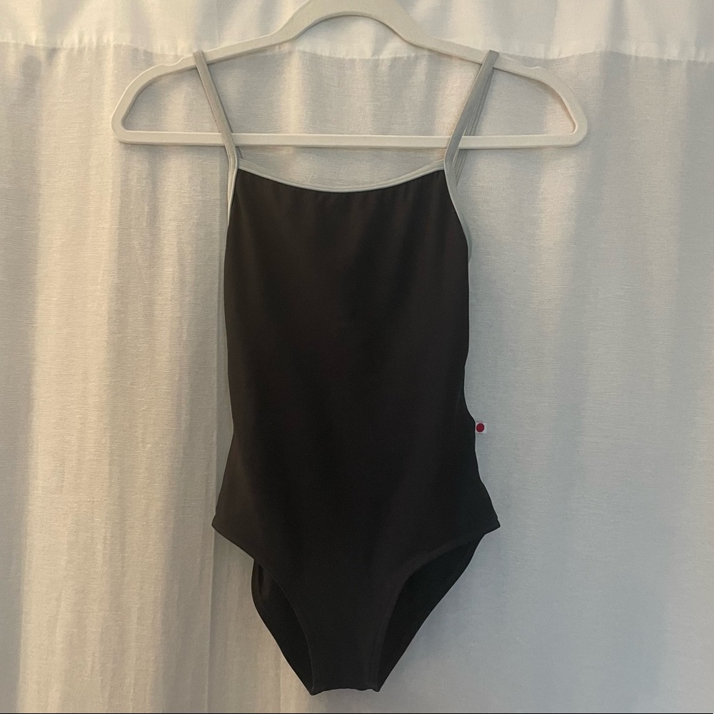 black daniela yumiko leotard XS
